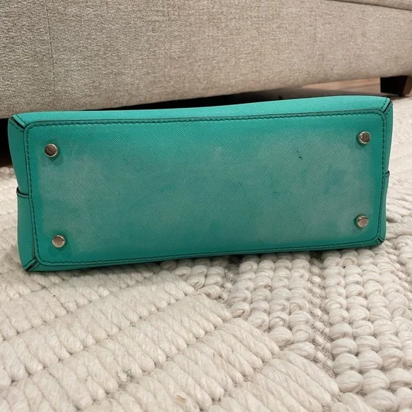 Kate Spade Teal Pocketbook - Picture 6 of 9